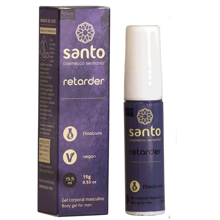 Retarder Gel Retardador Masculino 15g Santo