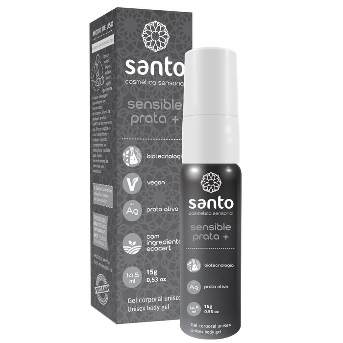 Sensible Prata Gel Dessensibilizante Anal 15g Santo