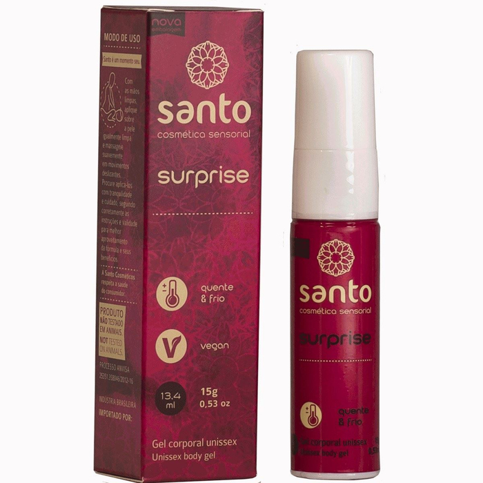 Surprise Gel Excitante Esquenta E Esfria 15g Santo