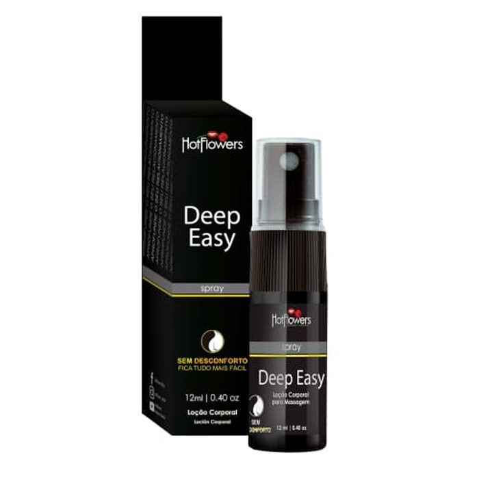 Deep Easy Spray Dessensibilizante Anal Hot Flowers | Loja Do Desejo