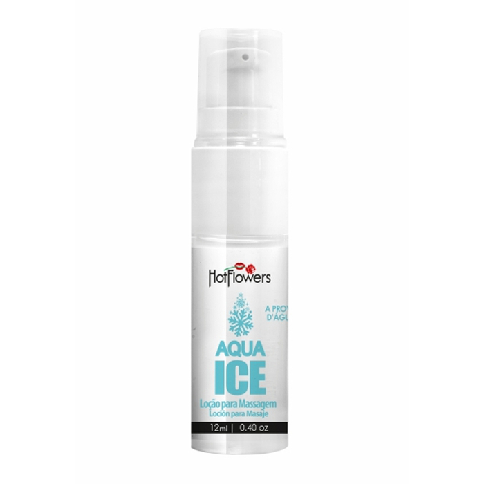 Aqua Ice Lubrificante Siliconado 12ml Hotflowers