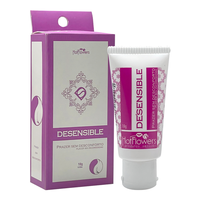 Desensible Gel Facilitador Anal 18g Hot Flowers