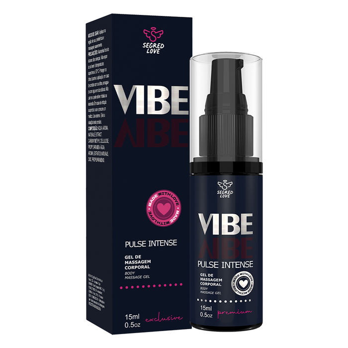 Vibe Gel 15ml Gel Excitante Que Vibra E Esquenta Segred Love