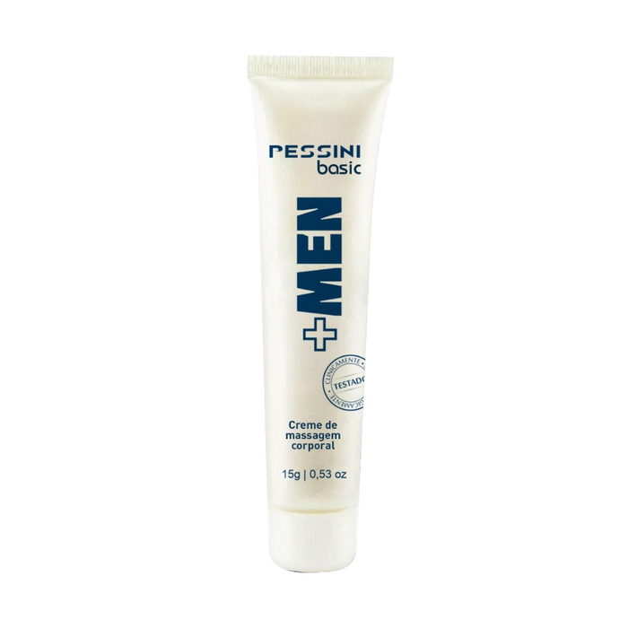 + Men Creme De Massagem Corporal Linha Basic 15g Pessini