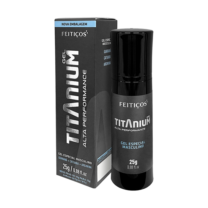 Titanium Gel Potencializador Masculino 25gr Feitiços