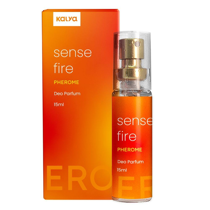 Sense Fire Perfume Com Feromônio Feminino 15ml Kalya