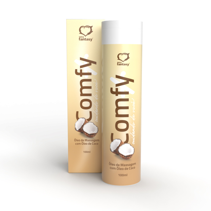 Comfy óleo De Massagem Com óleo De Coco 100ml