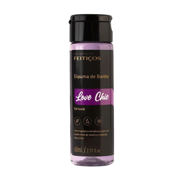 Espuma De Banho Love Chic êxtase 60ml Feitiços