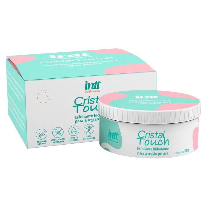 Cristal Touch Esfoliante Hidratante Para Região Pélvica 90g Wellness Intt