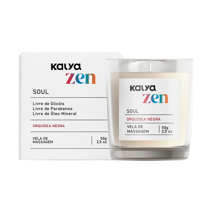 Vela De Massagem Zen 50g Kalya 