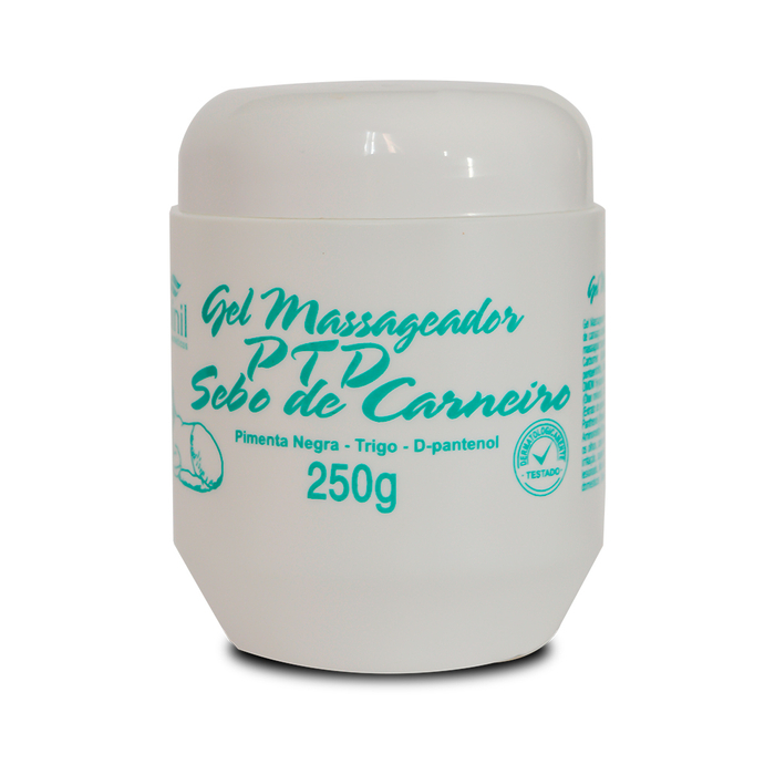 Gel Massageador Ptd Sebo De Carneiro 250g Apinil