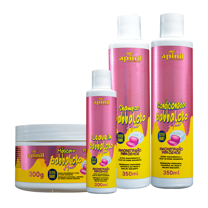 Kit Capilar Babbaloko Hair Tutti-fruitt Apinil