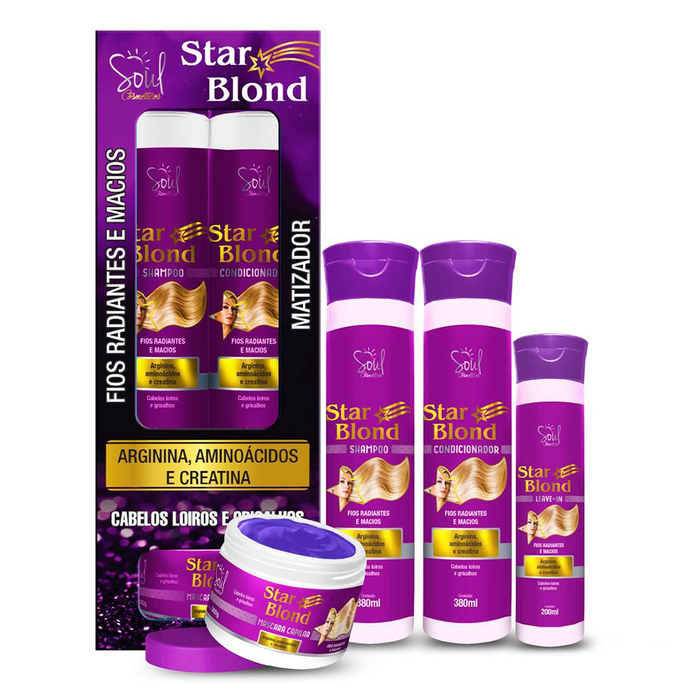 Kit Capilar Star Blond Soul Cosméticos 