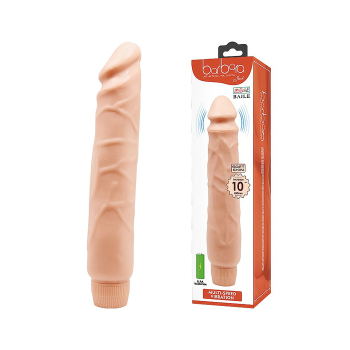 Prótese Com Vibro Realistica 25,5 X 4,9cm Baile Sexy Import