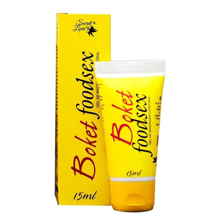 Boket Foodsex Gel Beijável Para Sexo Oral 15ml Segred Love