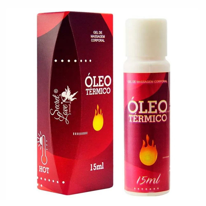 óleo Térmico Hot Para Massagem Corporal 15ml Secret Love