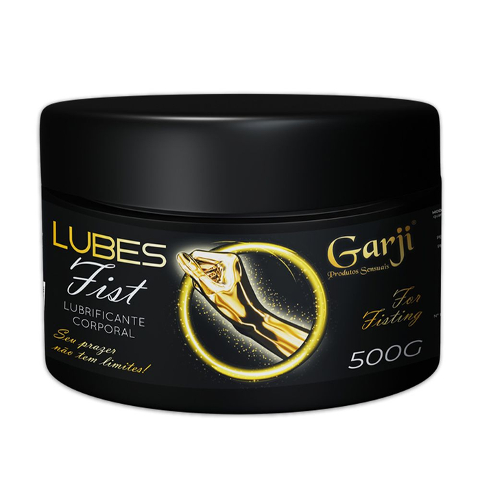 Lubes Fist 500g Neutro Lubrificante Corporal Extra Deslizante Garji