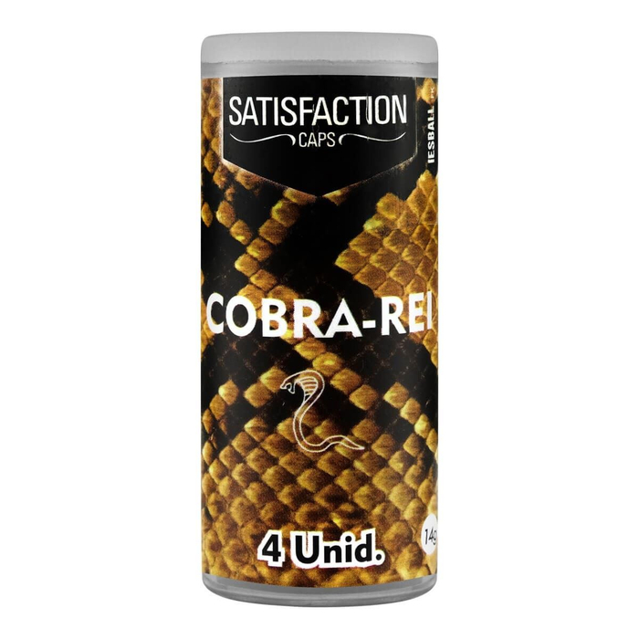 Bolinha Cobra Rei Para Massagem Corporal 4 Unidades Satisfaction Caps