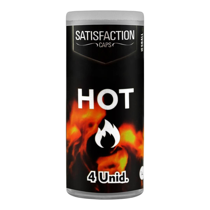 Bolinha Hot Para Massagem Corporal 4 Unidades Satisfaction Caps