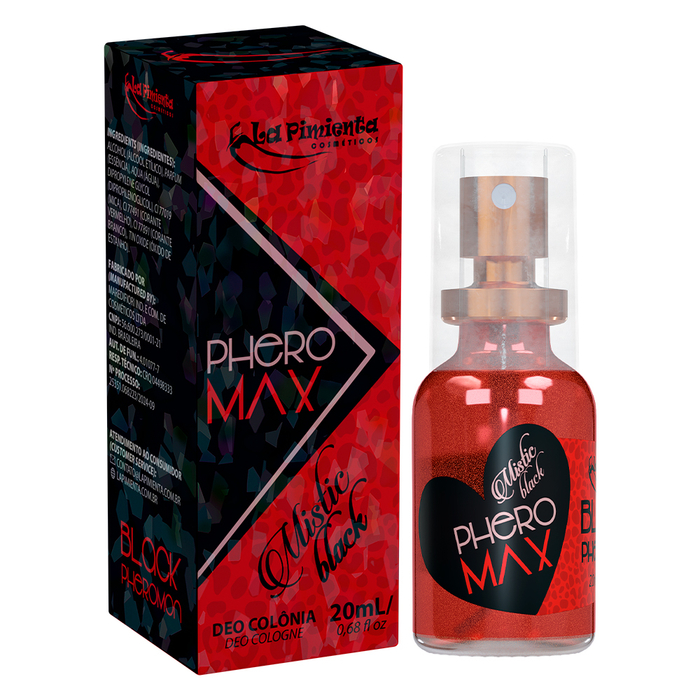 Deo Colônia Phero Max Mistic Black 20ml La Pimienta