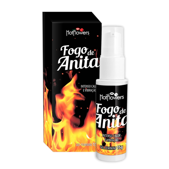 Fogo De Anita 15g Vibração E Calor Intenso Hot Flowers