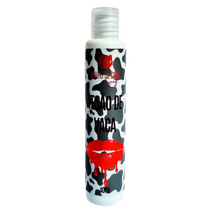 Gel Beijável Excitante Tesão De Vaca 40ml Banho De Gata