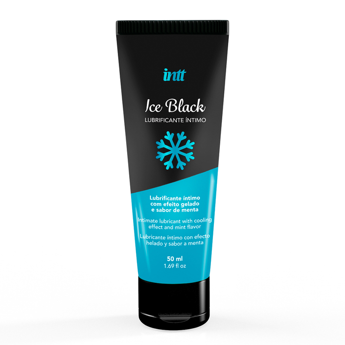 Lubrificante íntimo Beijável Com Efeito Gelado 50 Ml Ice Black Intt