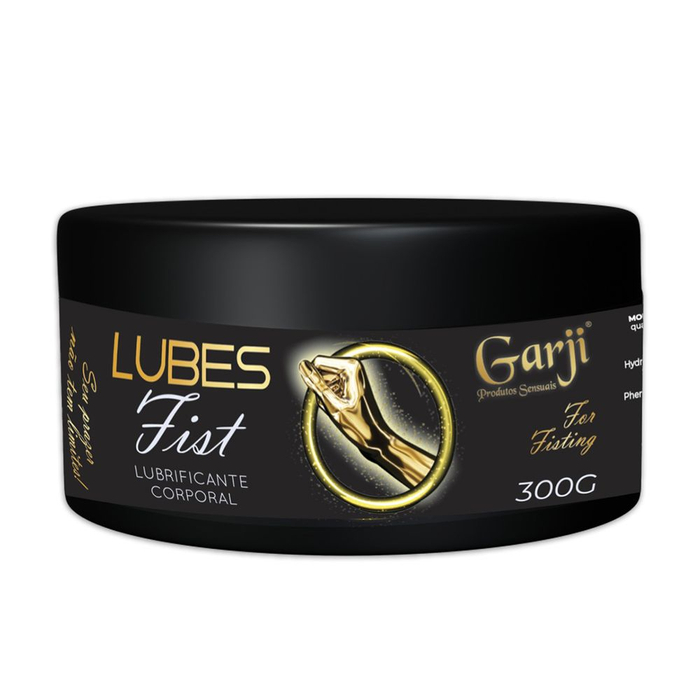 Lubes Fist 300g Neutro Lubrificante Corporal Extra Deslizante Garji