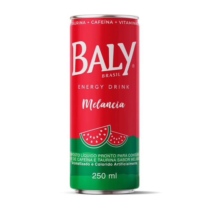 Baly Energy Drink Melância Lata 250ml Cimed