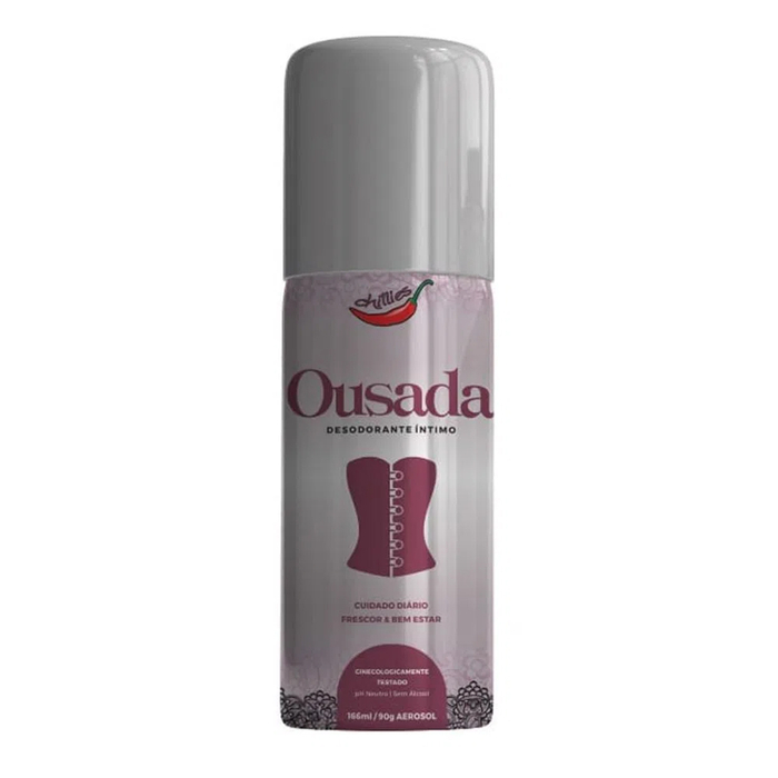 Ousada Desodorante íntimo Em Aerosol 90g Chillies