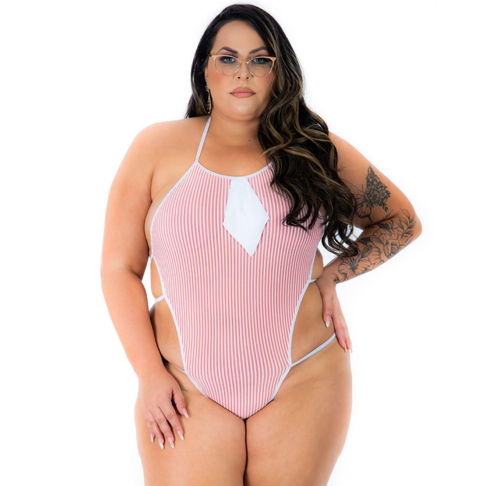 Mini Body Colegial Plus Size Pimenta Sexy