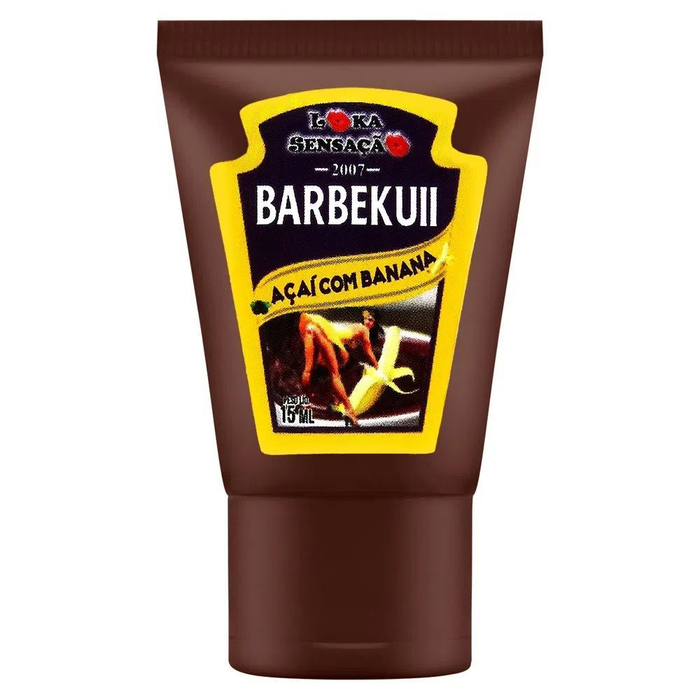 Barbekuii Dessensibilizante Anal Aroma Açaí Com Banana 15ml Val. 03/25 Loka Sensação