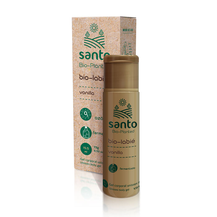 Bio-labié Vanilla Gel Térmico Beijável 15g Linha Bio-planted Santo