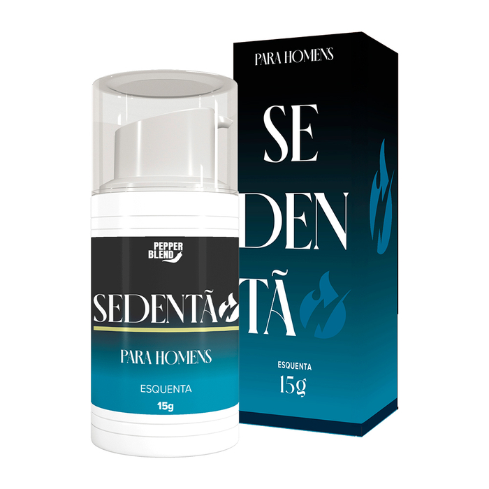 Sedentão Para Homens Gel Intensificador E Vasodilatodor Esquenta 15gr Pepper Blend