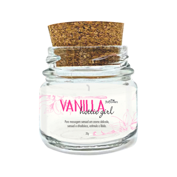 Vela Para Massagem Vanilla 30g Hot Flowers 