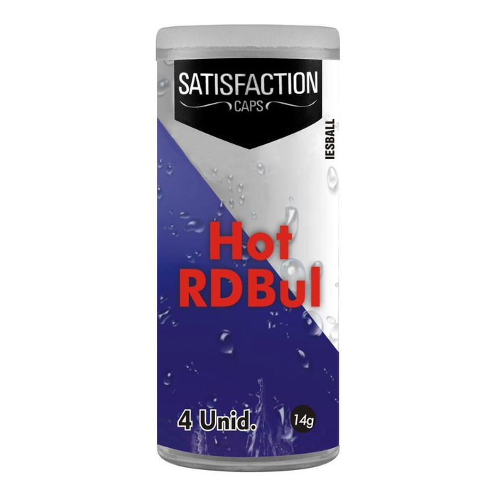 Hot Rd Bul Bolinha Funcional 4 Unidades Satisfaction Caps