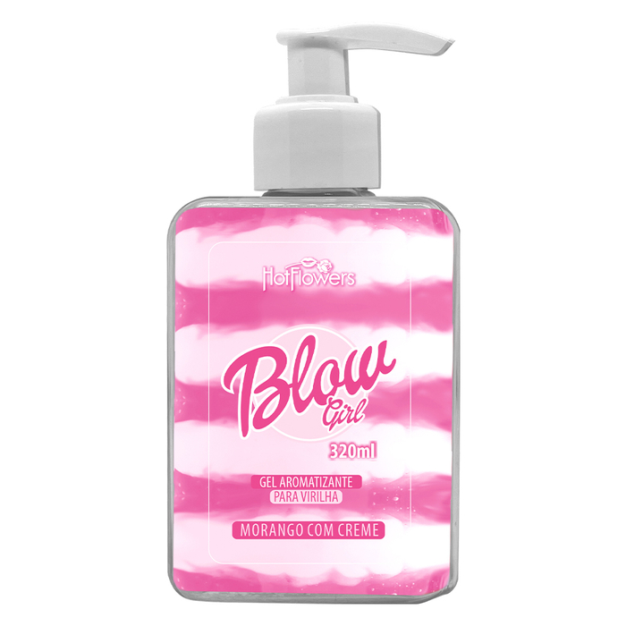 Blow Girl Gel Aromatizante Para Virilha 320ml Hot Flowers 