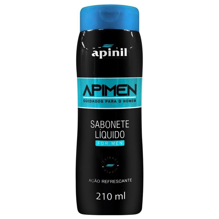 Apimen Sabonete Líquido Masculino Ação Refrescante 200 Ml Apinil