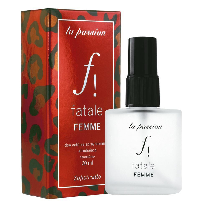 Fatale Deo Colônia Homme Com Feromônio 30ml Sofisticato