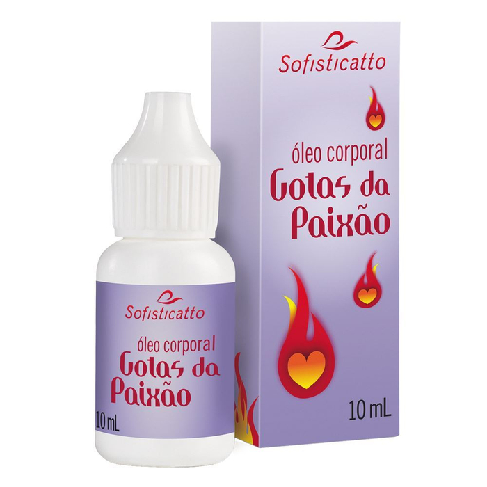 Gotas Da Paixão óleo Corporal Que Esquenta 10ml Sofisticatto