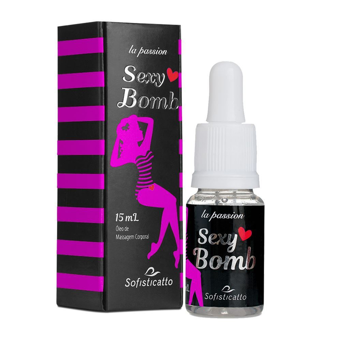 Sexy Bomb óleo Para Massagem Beijável Que Esquenta 15ml Sofisticatto