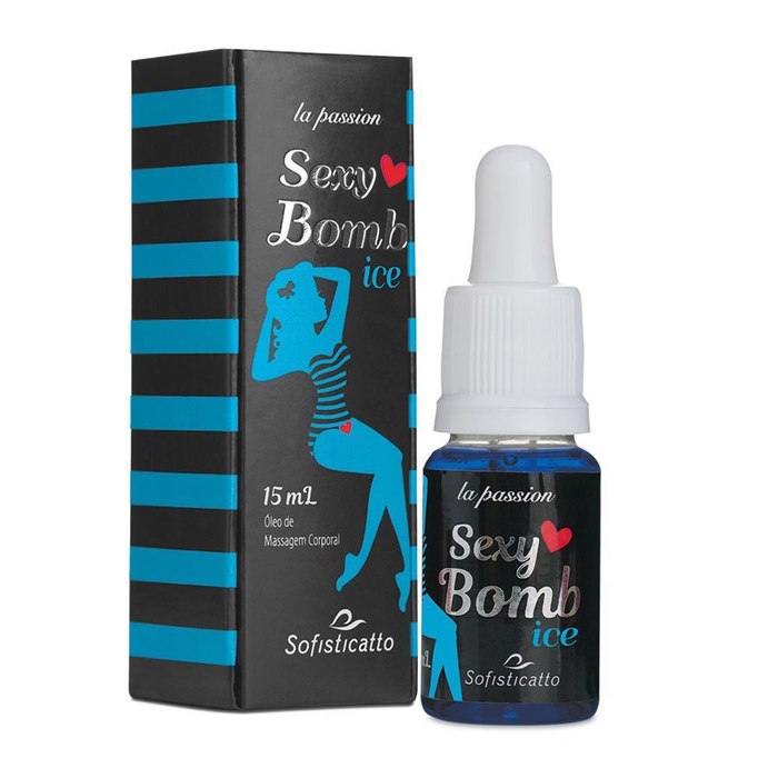 Sexy Bomb Ice óleo De Massagem 15 Ml Sofisticatto