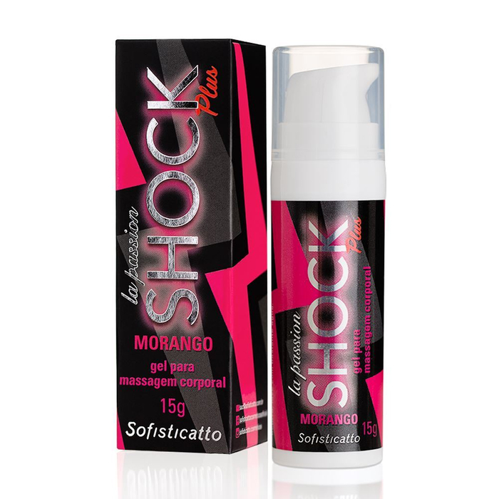 Shock Plus óleo Corporal Excitante Beijável Em Spray  15ml Sofisticatto