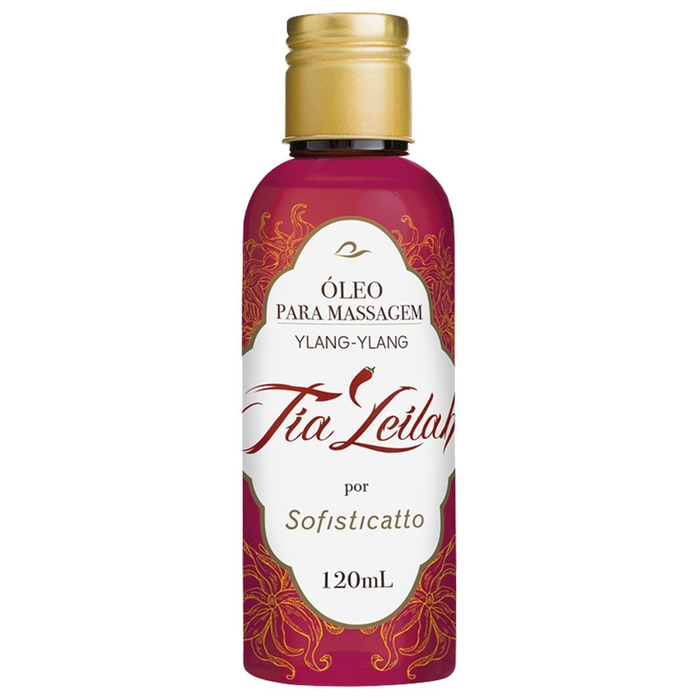 óleo Para Massagem Ylang Ylang Linha Tia Leilah 120 Ml Sofisticatto