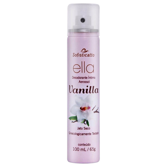 Ella Desodorante íntimo Aerossol Vanilla 100 Ml Sofisticatto