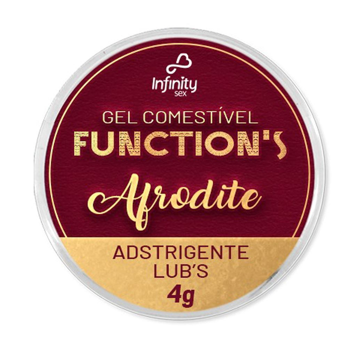 Afrodite Gel 4g Adstringente Lubs Linha Fuctions Infinity Sex