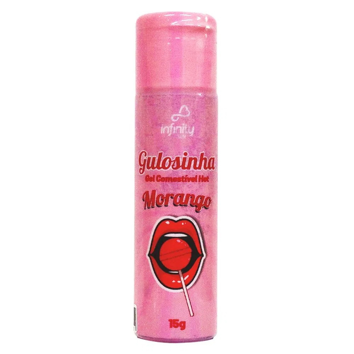 Gulosinha Sabor Morango Bala Líquida Hot 15g Infinity Sex