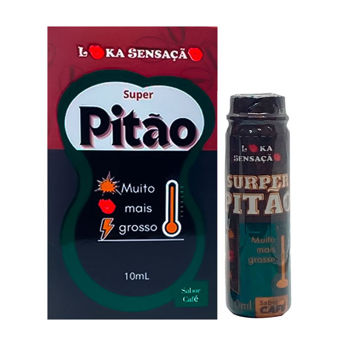 Pitão Muito Mais Grosso Gel Estimulante Café 10ml Loka Sensação