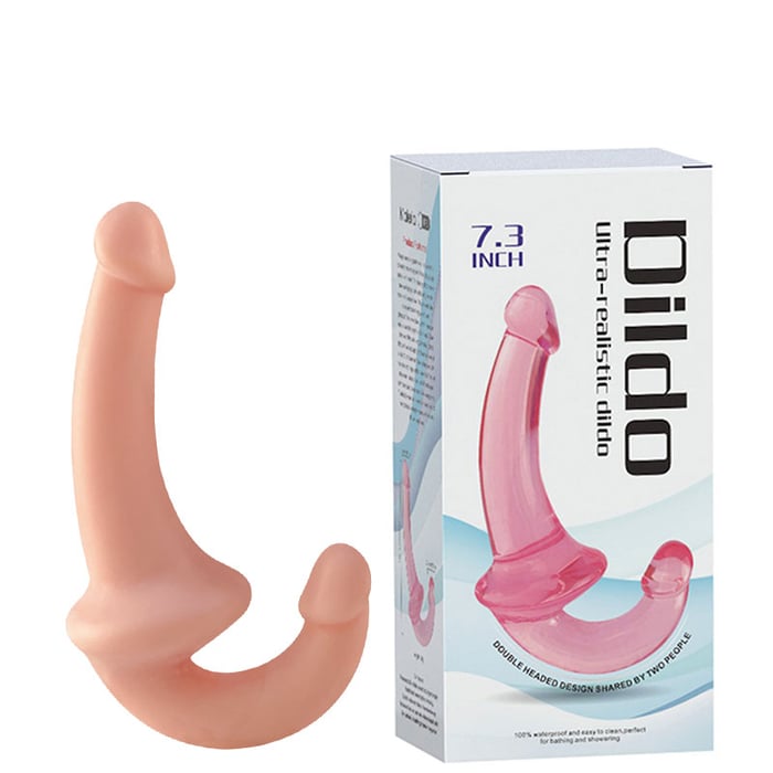 Penetrador Strapless Com Plug Vaginal 18,5x2,8 2,3cm 3r Import