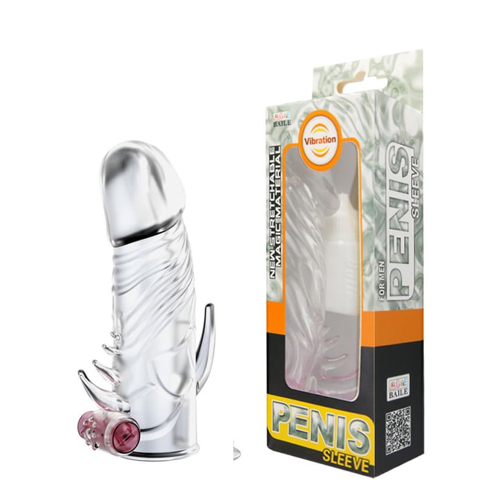 Capa Peniana Com Vibro Salientes Relevos Estimulantes 3r Import